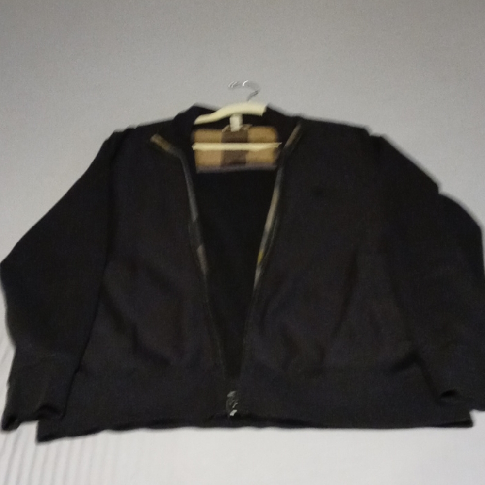 Burberry full zip sweater